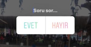 instagram hikaye anket ekleme