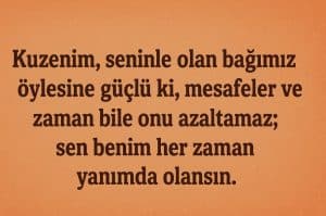 kuzen sözleri