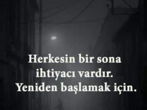 yeniden başlamak sözleri